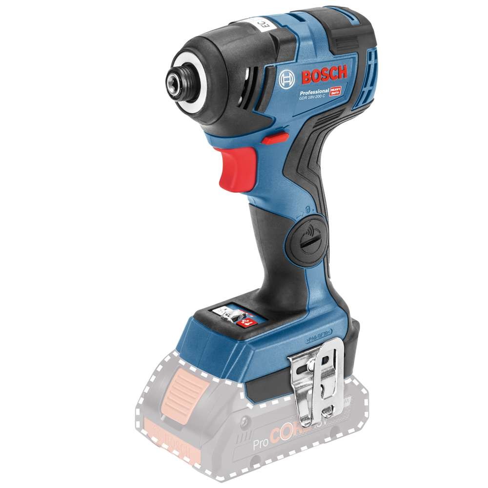 Masina de insurubat cu impact BOSCH GDR 18V-200 C, 18V, fara acumulator