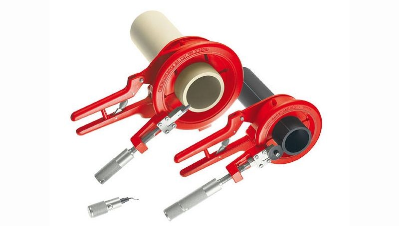 Dispozitiv de taiat teava din plastic Rothenberger Rocut 110 set 50-75-110 mm