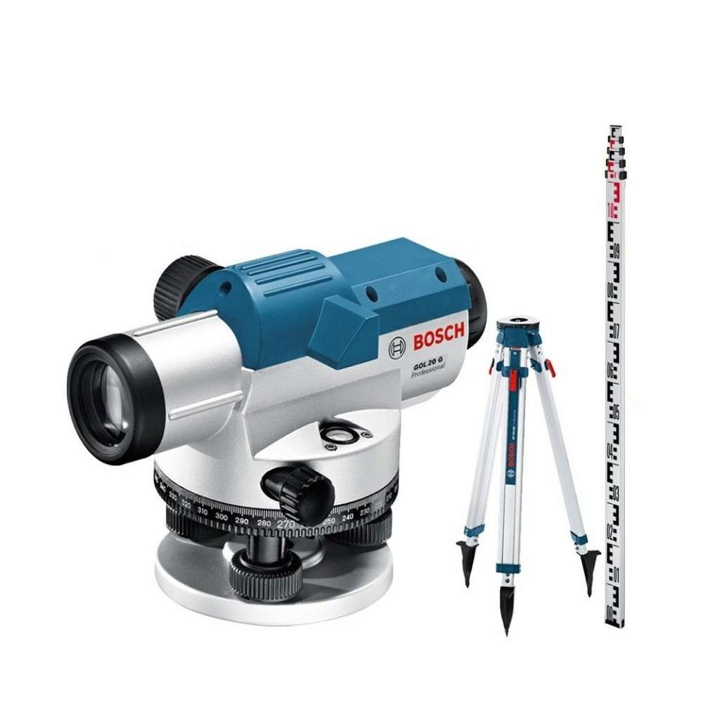 BOSCH - Nivela optica GOL 26G + stativ BT160 + rigla GR500 [0601068003]