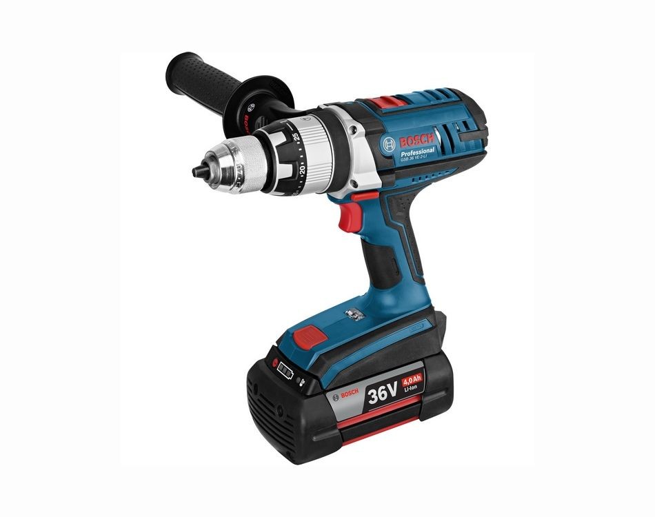 Masina de gaurit si insurubat cu percutie Bosch GSB 36V-LI, cu acumulator