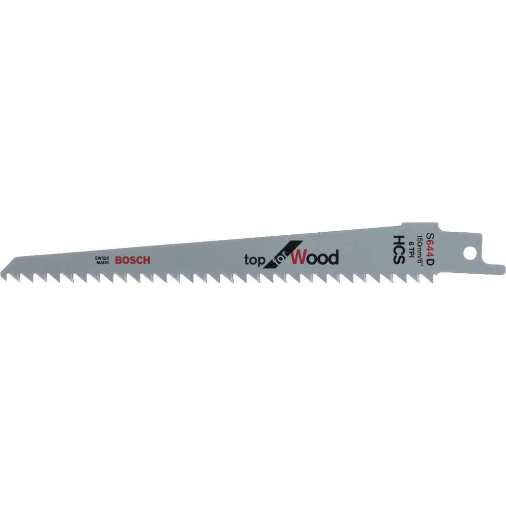 BOSCH - Panza fierastrau alternativ S 644 D/HCS pentru lemn, 150 mm, 5 bucati [2608650673]