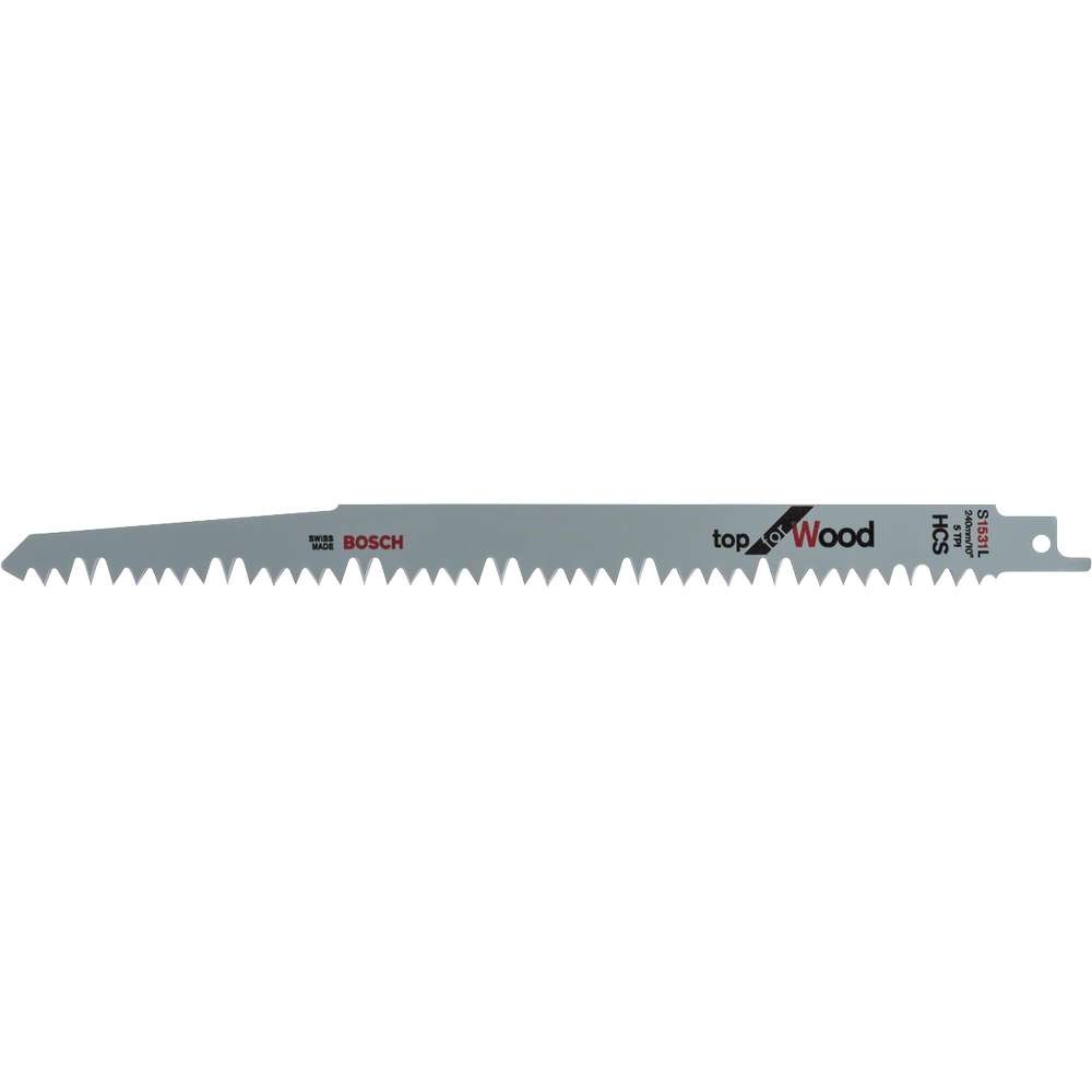 BOSCH - Panza fierastrau alternativ S 1531 L pentru lemn, 240 mm, 5 bucati [2608650676]