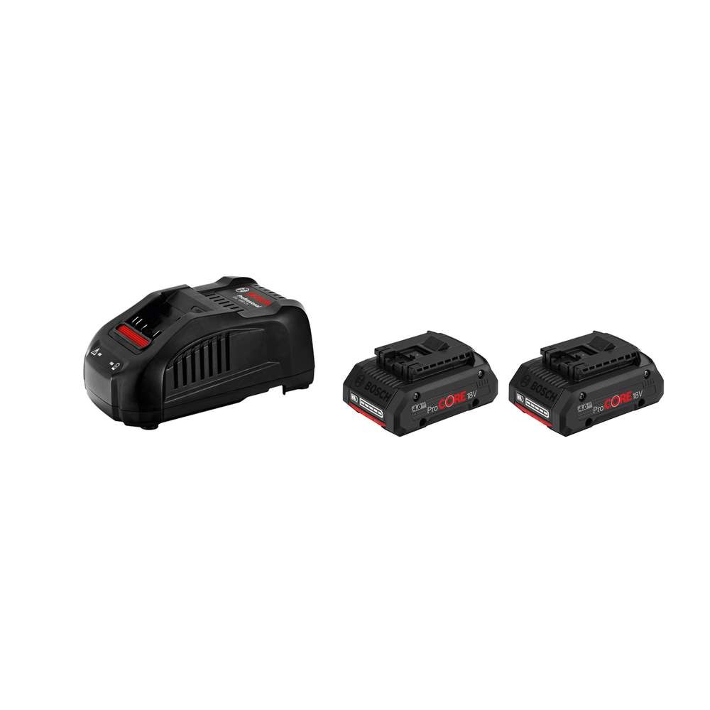 Set 2 acumulatori Bosch ProCORE, 18V, 4.0Ah si incarcator GAL 1880 CV