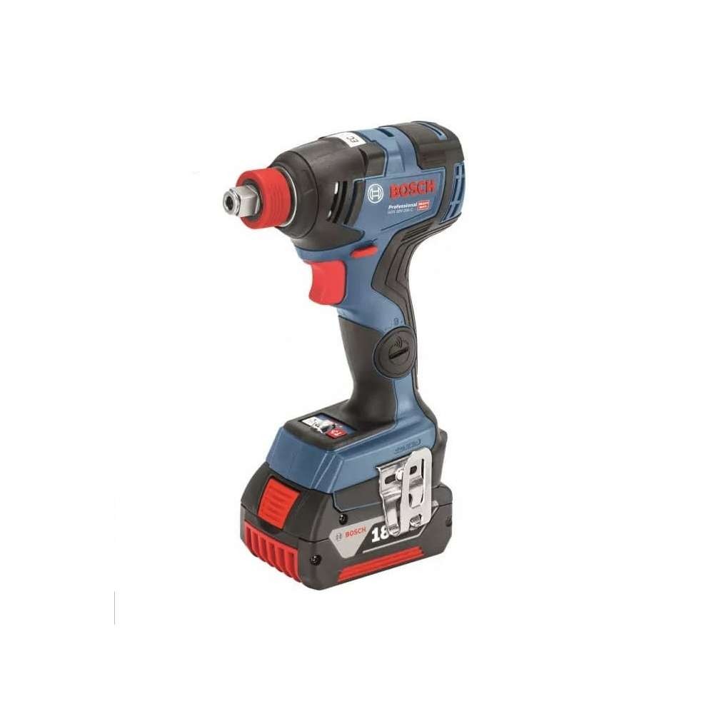 Masina de insurubat cu impact BOSCH GDX 18V-200 C, 18V, cu acumulator