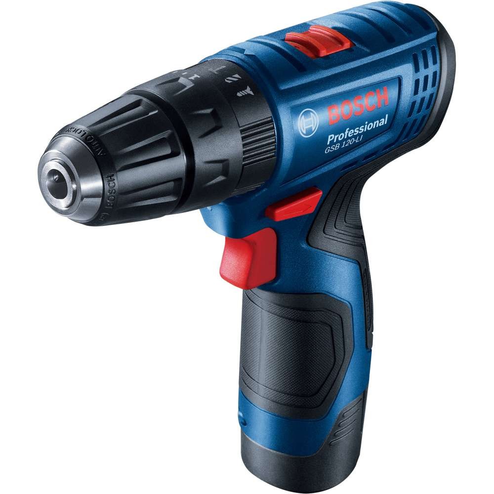 Masina de gaurit si insurubat cu percutie Bosch GSB 120-LI, cu acumulator