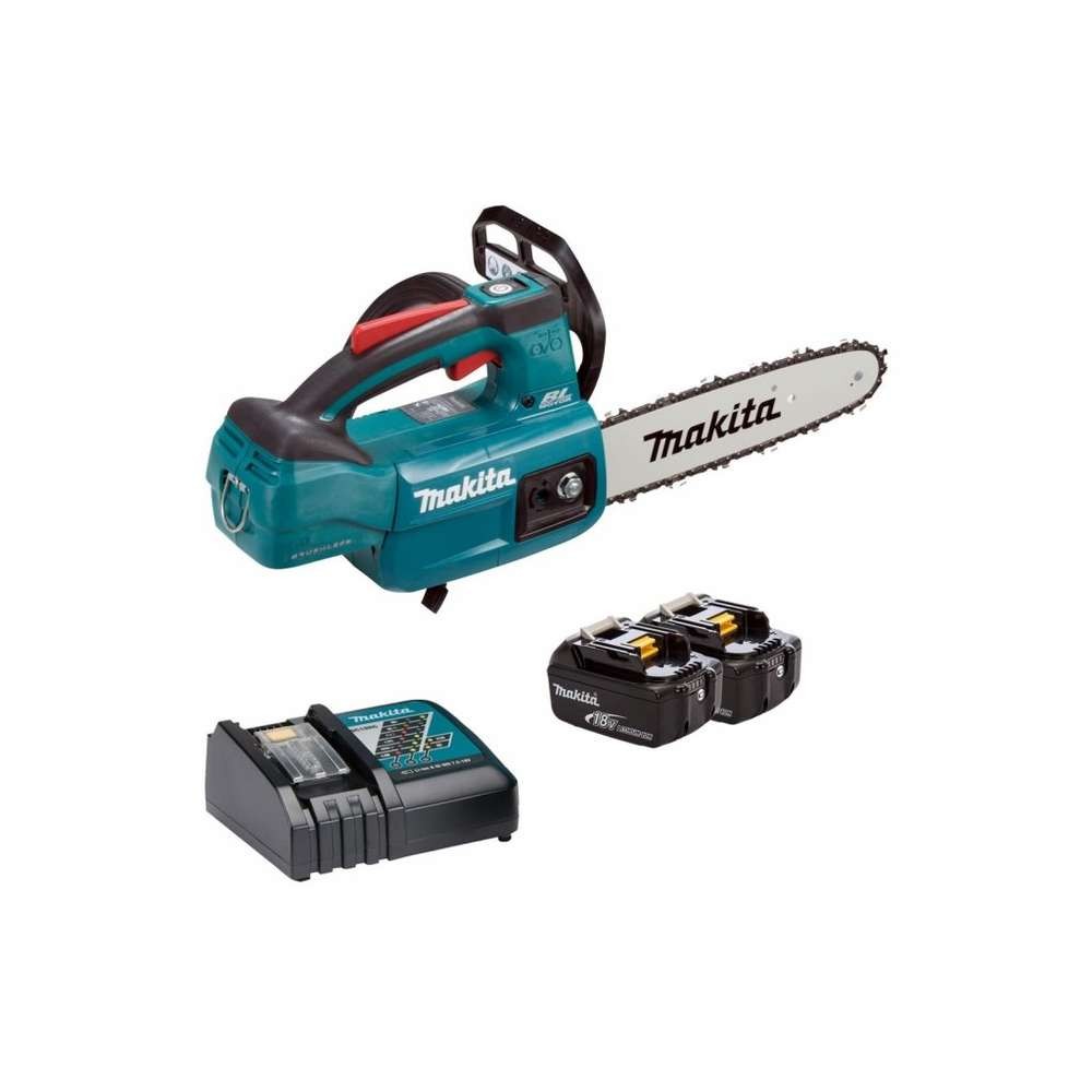 Makita - Fierastrau cu lant 25cm, cu 2 acumulatori 18V, 6.0Ah, incarcator, valiza [DUC254Z26C]
