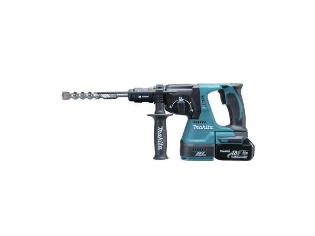 Ciocan rotopercutor Makita DHR243RFE, SDS Plus, 18V, 2J, cu acumulator