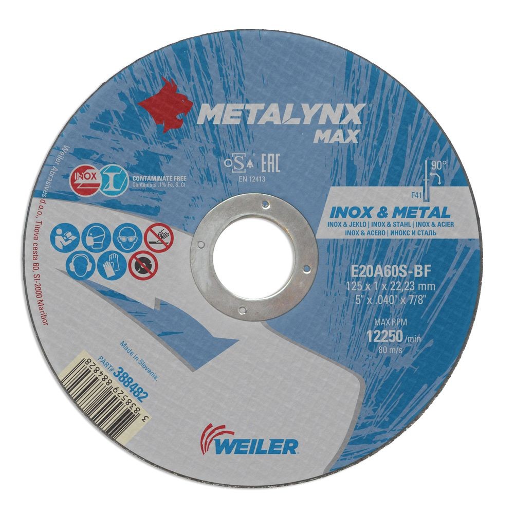 SW - Disc abraziv debitare Special 125x1.0mm inox [U1251022I]