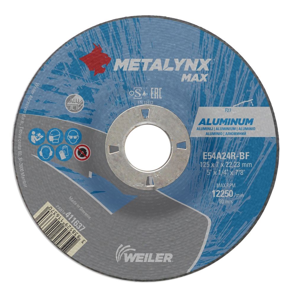 SW - Disc abraziv polizare Extra 125x7.0mm aluminiu [AL1257022]