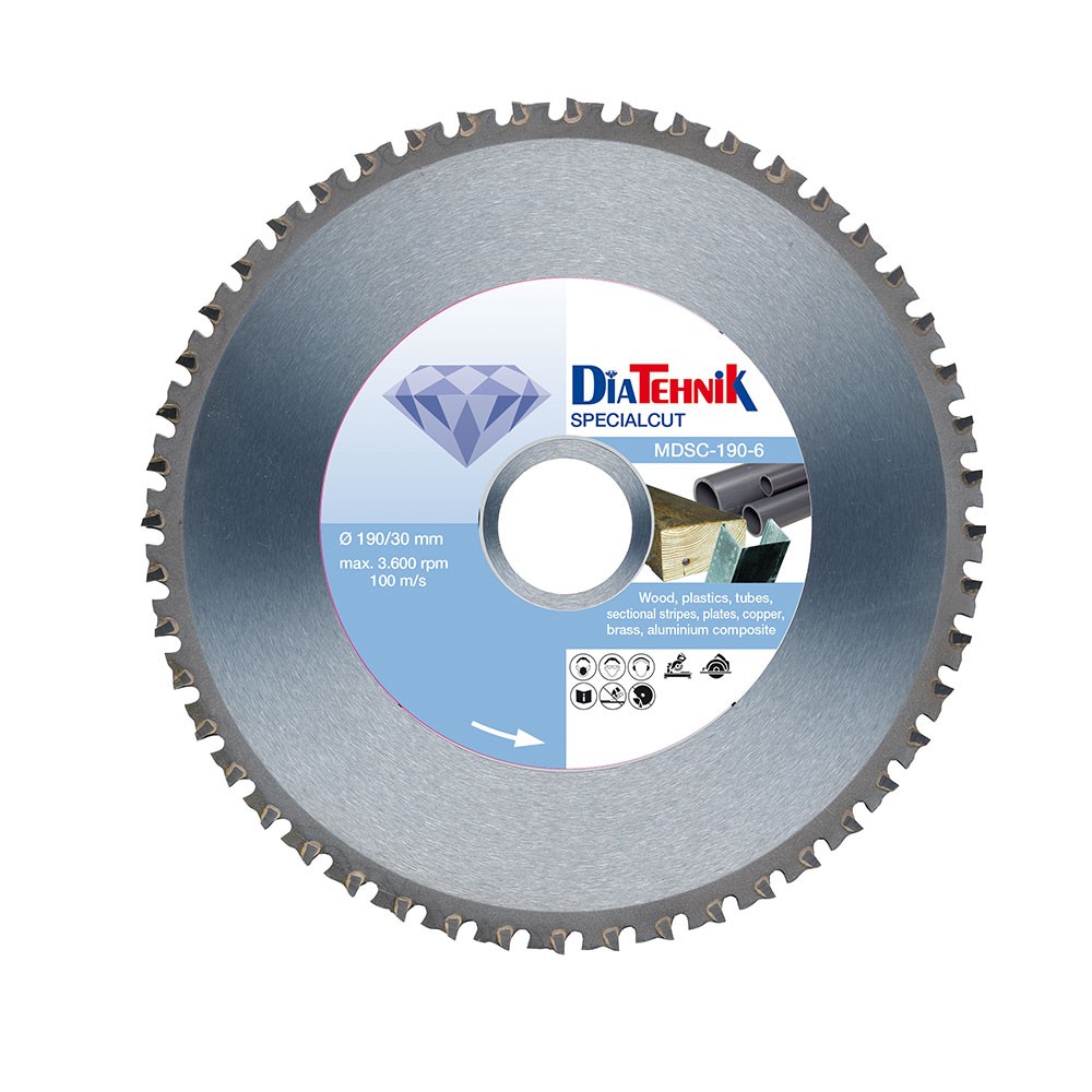 SQ - Disc carburi metalice SpecialCut 190x30mm [MDSC-190-5]