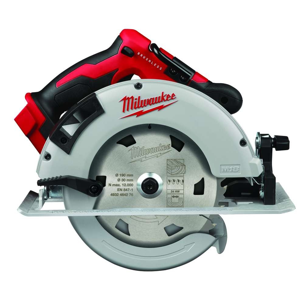 Fierastrau circular de mana Milwaukee M18 BLCS66-0X, 190mm, 18V, fara acumulator