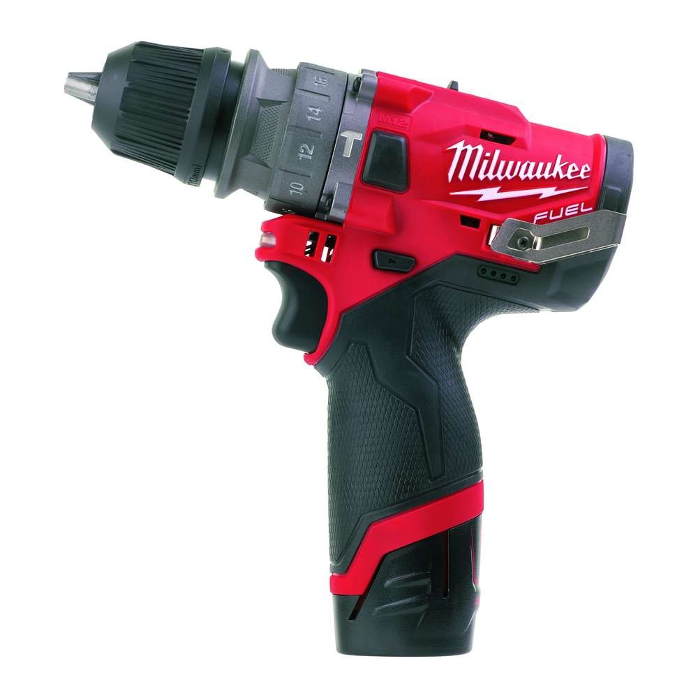 Masina de gaurit si insurubat cu percutie Milwaukee M12 FPDXKIT-202X, cu acumulator