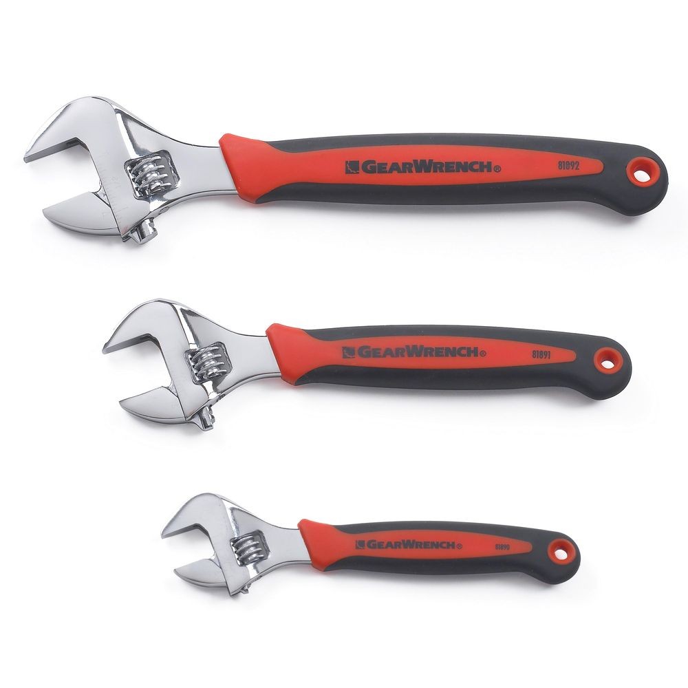 GearWrench - Set chei reglabile cu maner cauciucat, 6