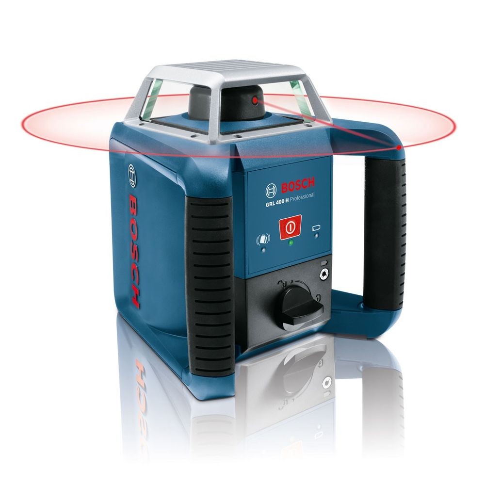 BOSCH - GRL 400 H + LR1 + BT 170 HD + GR 240 Nivela laser rotativa 400m cu trepied si mira [061599403U]