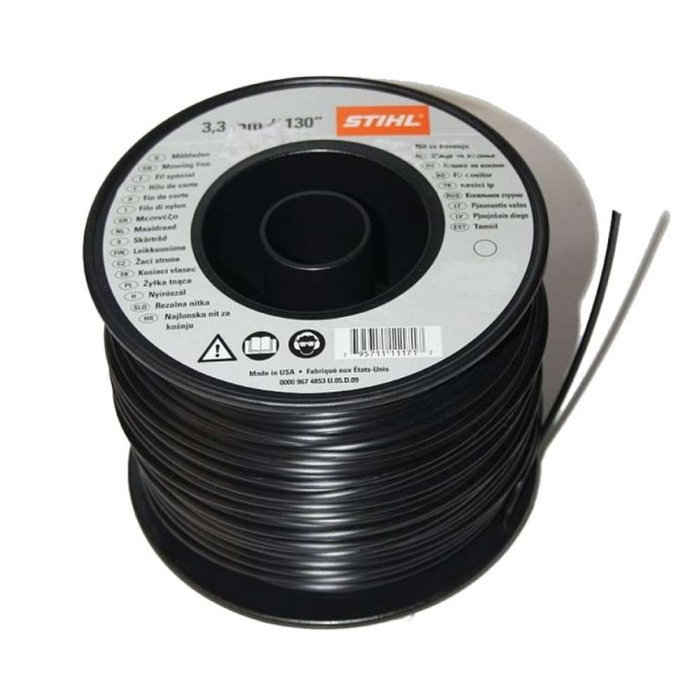 Stihl - Fir nylon rotund negru 3.3mm, 573m [00009302569]