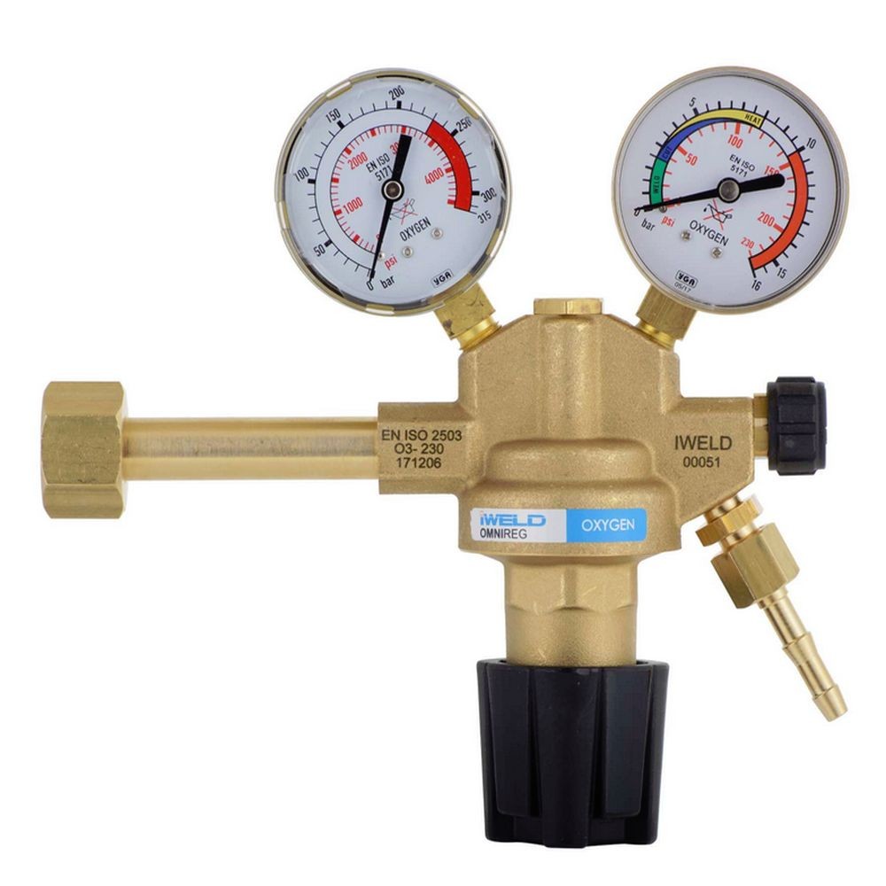 Reductor de presiune Iweld Omnireg oxigen 230/10bar G3/4