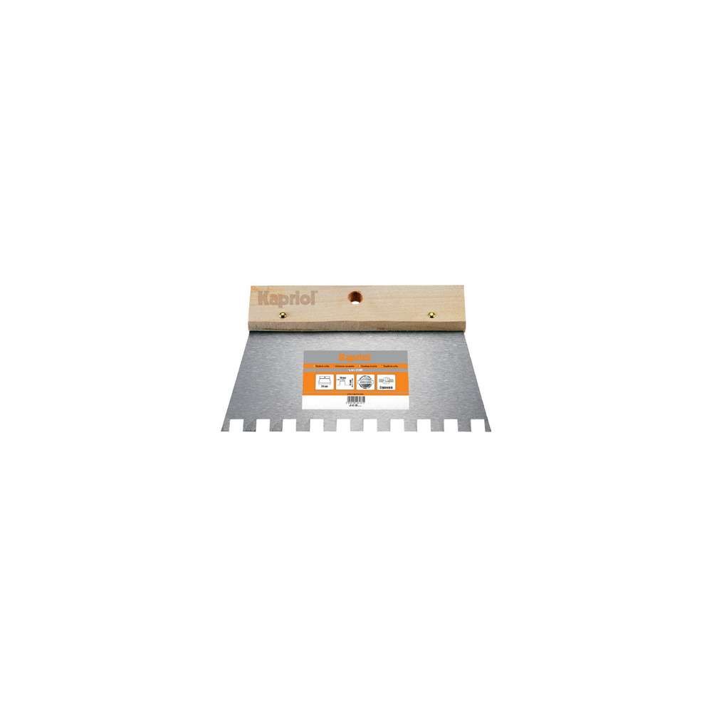 Spaclu zimtat Kapriol cu maner din lemn 10x10mm