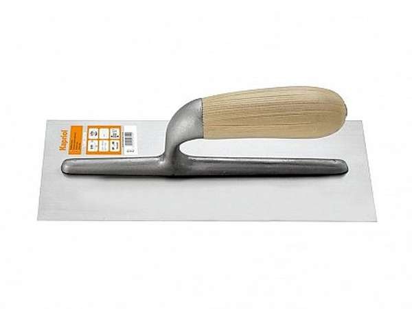 Gletiera Kapriol din inox cu maner din lemn 12x28cm