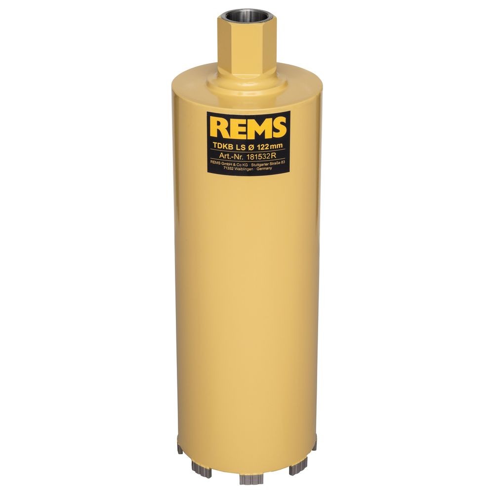REMS - Carota diamantata, Ø122mm, UNC (F) 1-1/4