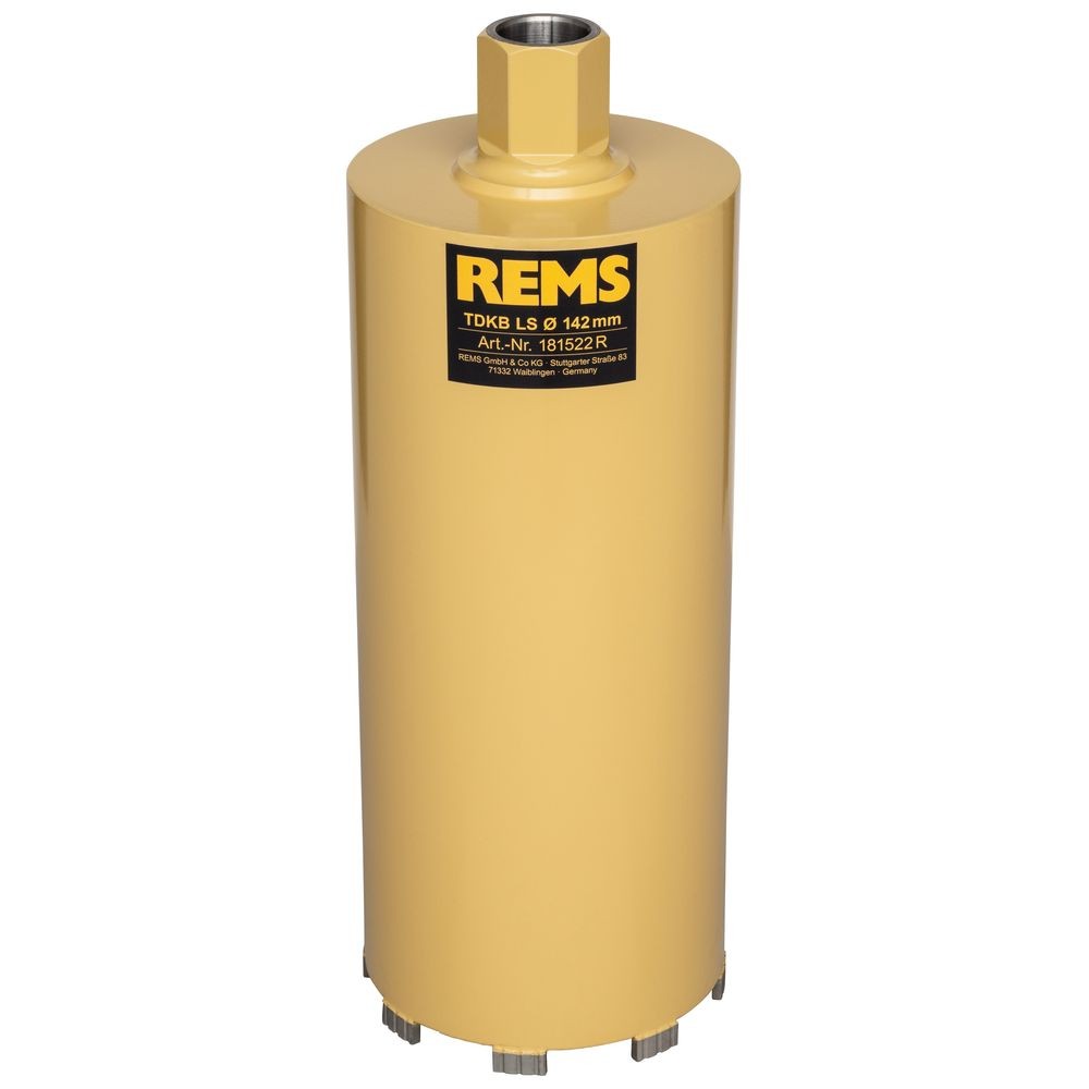REMS - Carota diamantata, Ø142mm, UNC (F) 1-1/4