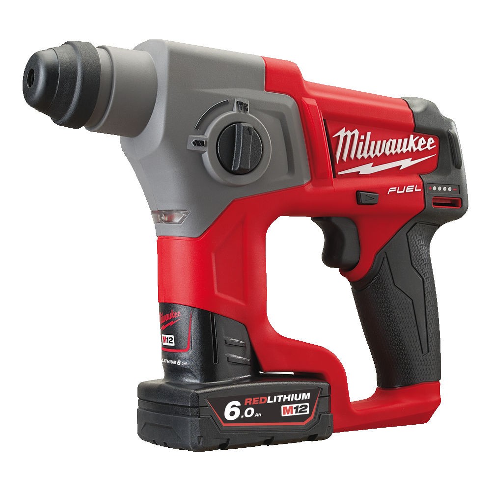 Ciocan rotopercutor Milwaukee M12 CH-602X, SDS Plus, 12V, 1.1J, cu acumulator