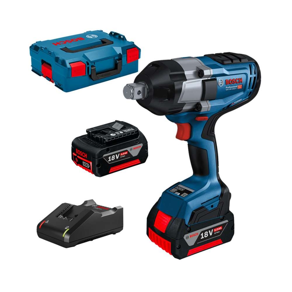 Masina de insurubat cu impact BOSCH GDS 18V-1050 H, 18V, cu acumulator