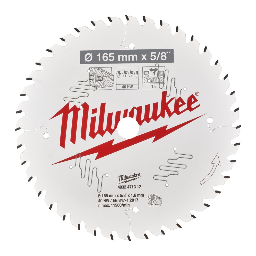 Milwaukee - Panza fierastrau circular CSB PW 165x16mm, 48 dinti [4932471312]