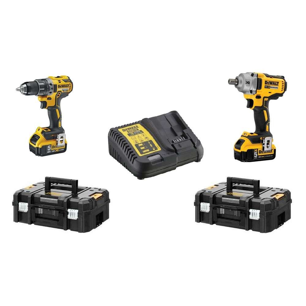 Pachet 2 scule Dewalt DCK2077P2T