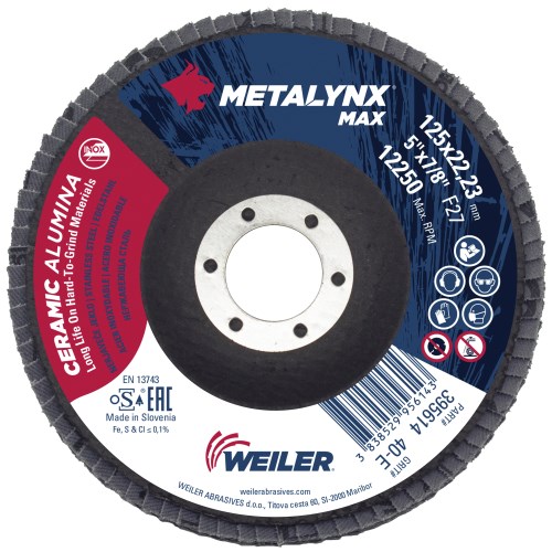 Metalynx - Disc lamelar ceramic, granulatie 80 125x22.23 [MDCER12580]