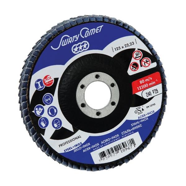 Metalynx - Disc mop Professional 125x22.23 Z40 metal/inox, F27 [MDM125040-F27]
