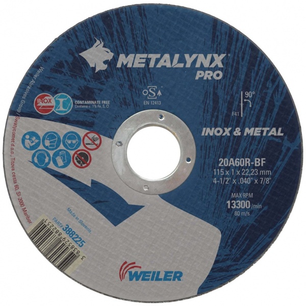 Metalynx - Disc abraziv debitare 230x3.0mm metal [F2303022M]