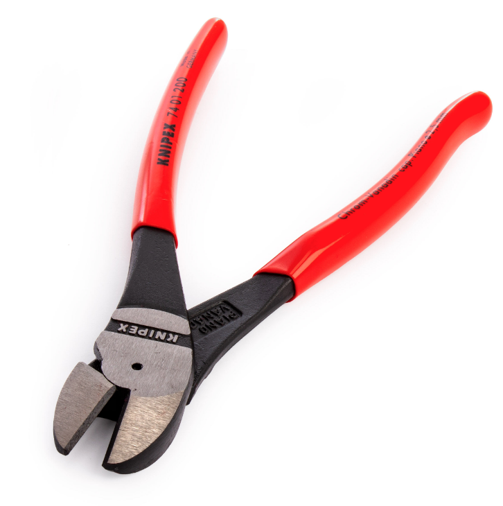 Cleste tais lateral Knipex de forta manere de plastic 200 mm blister