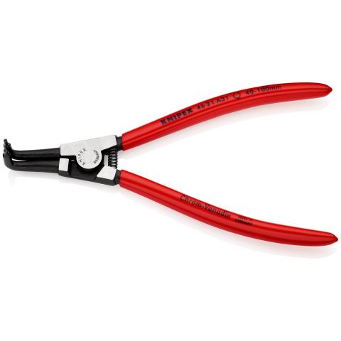 Cleste inel siguranta exterior Knipex varfuri indoite 90° 40-100 mm