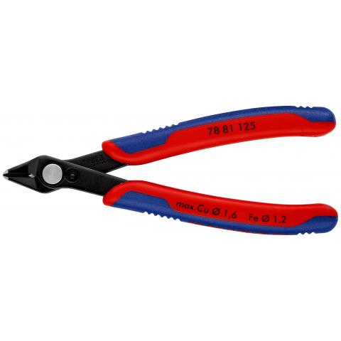 Cleste cu tais Knipex cu cap inclinat F8 125mm blister