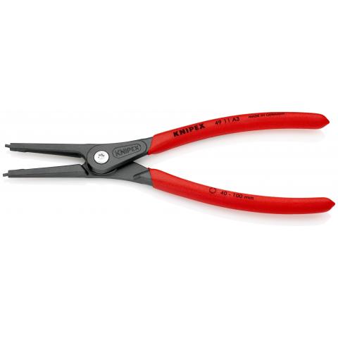 Cleste inel siguranta exterior Knipex varfuri drepte arc integrat A3 40-100 mm blister