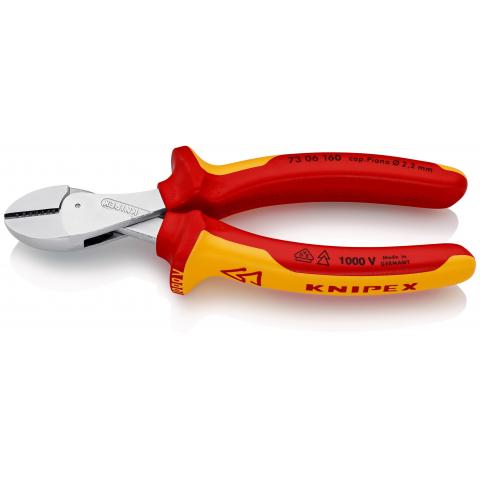 Cleste cu tais lateral Knipex X-Cut 160 mm VDE blister