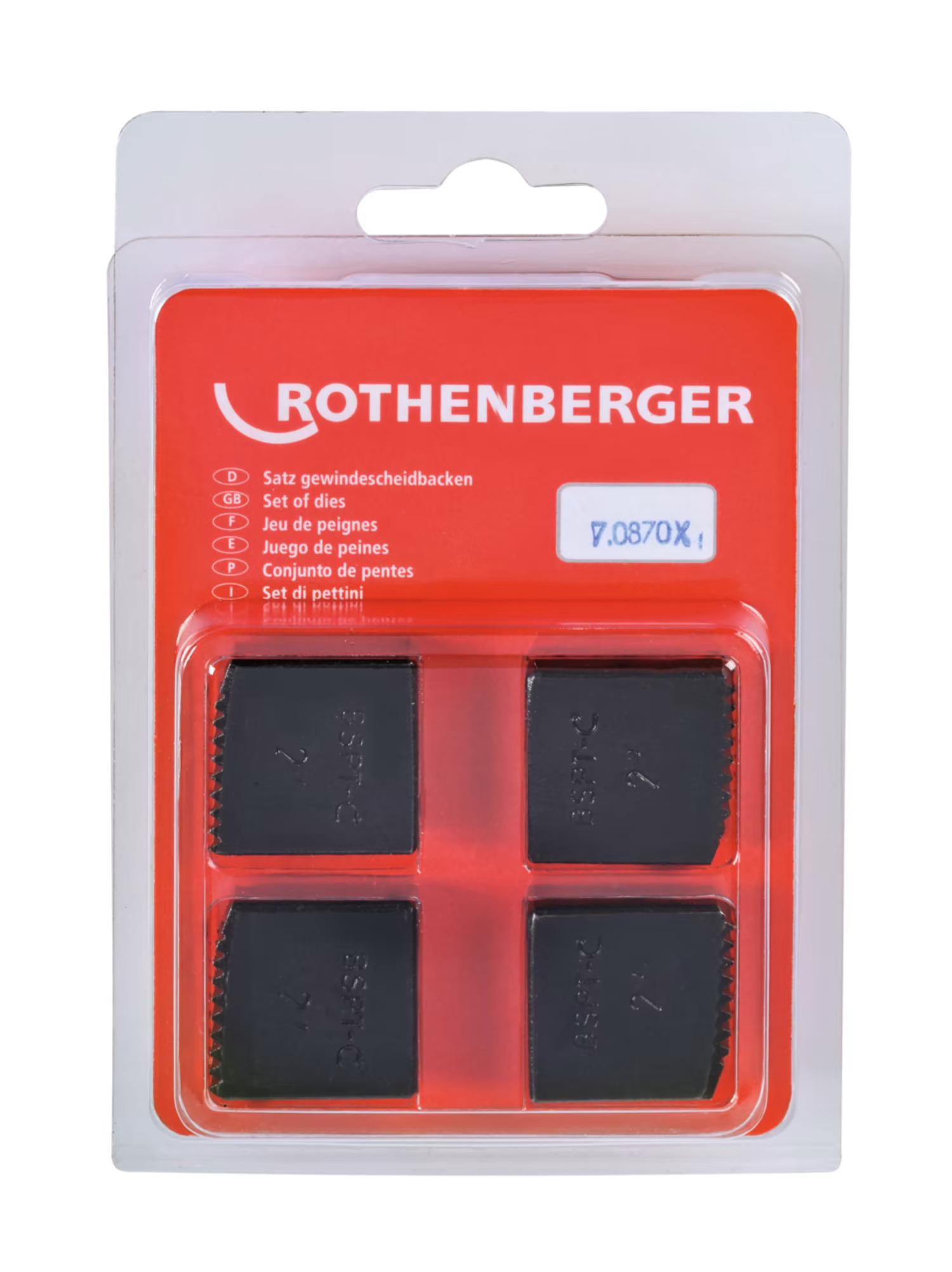 Set bacuri de filetare Rothenberger BSPT 2