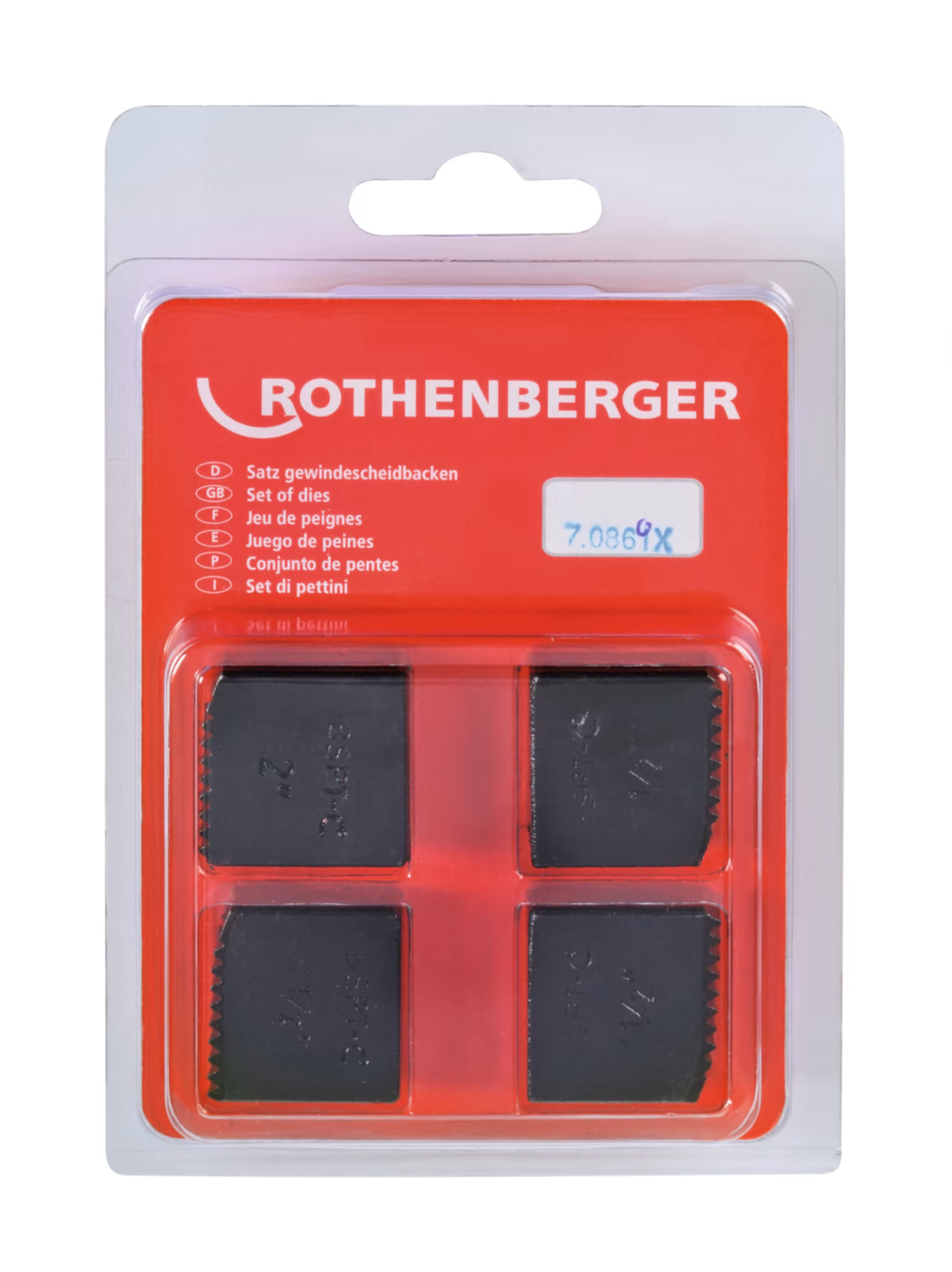 Set bacuri de filetare Rothenberger BSPT 1 1/2