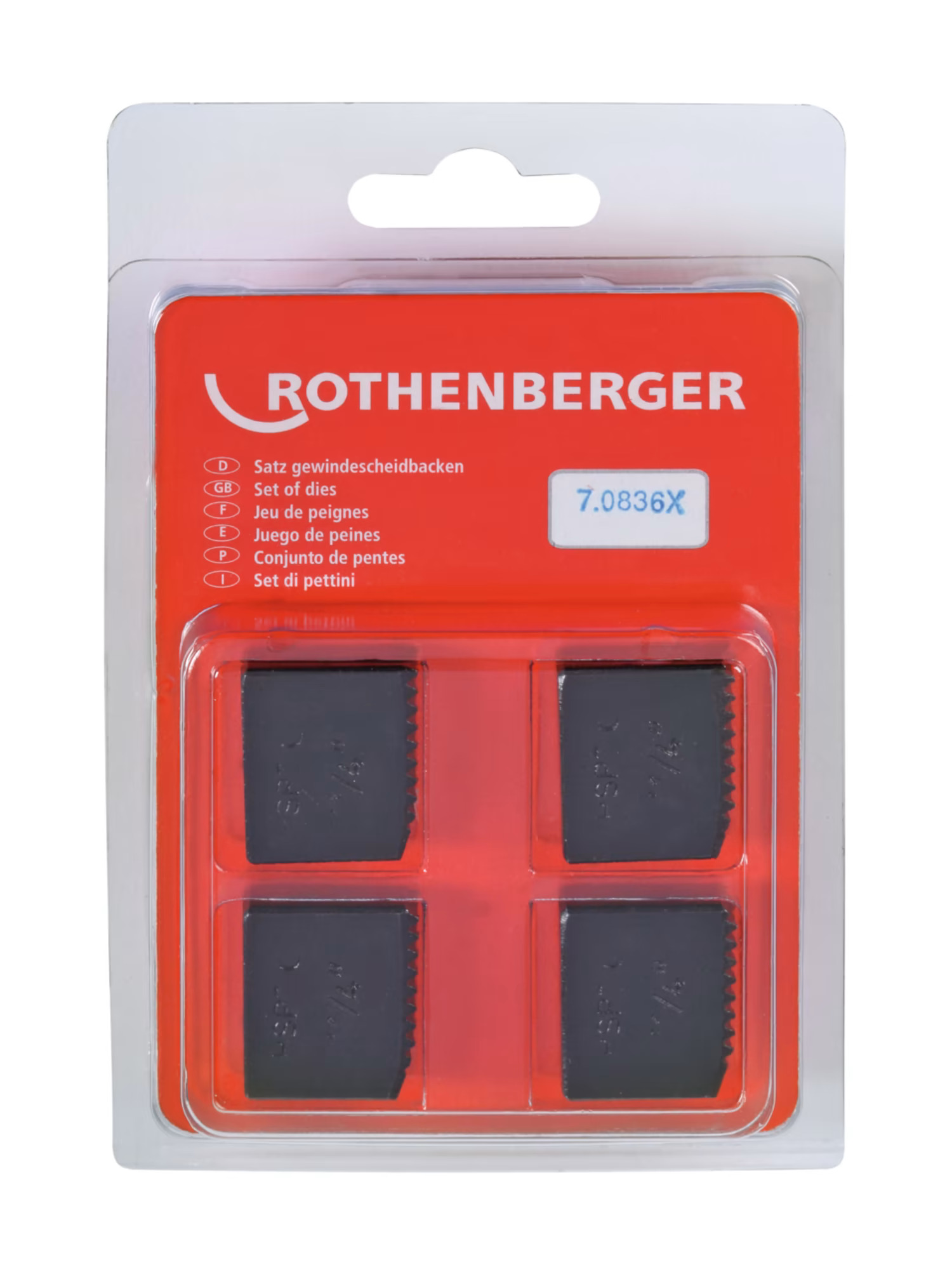 Set bacuri de filetare Rothenberger 1 1/4