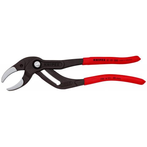 Cleste de prindere a sifonului si conectorilor Knipex 250mm negru