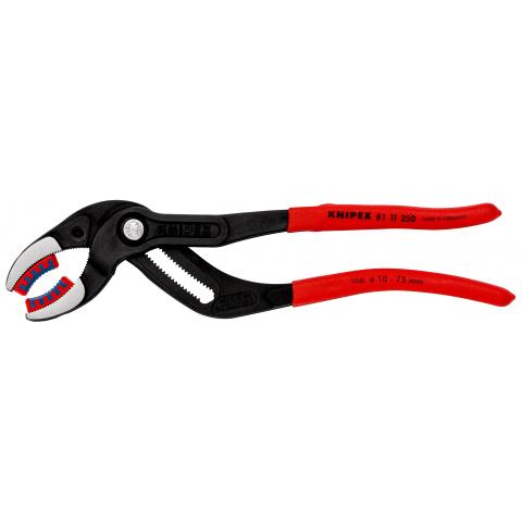 Cleste de prindere a sifonului si conectorilor Knipex 250mm protectie negru
