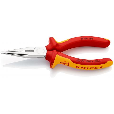 Cleste cu varf semirotund Knipex 160 mm VDE