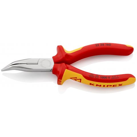 Cleste cu varf semirotund indoit Knipex 160 mm VDE