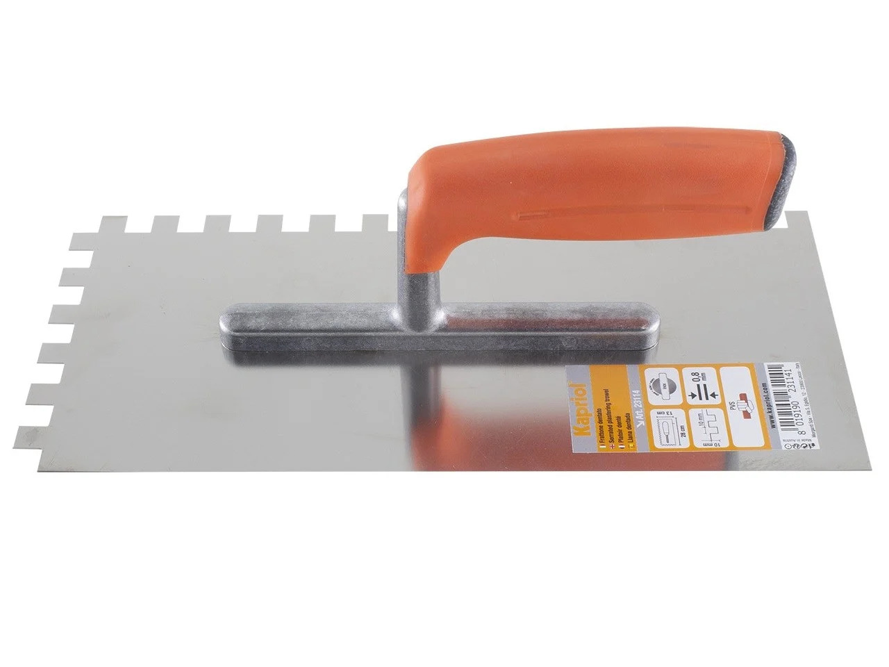 Gletiera Kapriol din inox zimtat 13x28cm 10mm