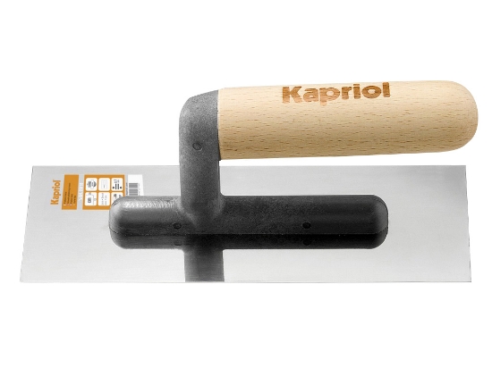 Gletiera Kapriol din inox cu maner lemn 8x20cm