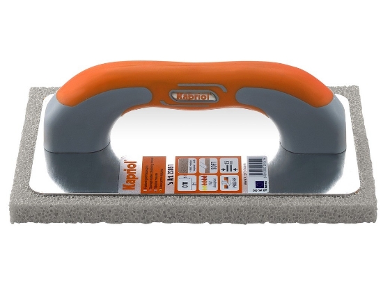 Gletiera Kapriol Progrip burete din cauciuc gri 14x21cm