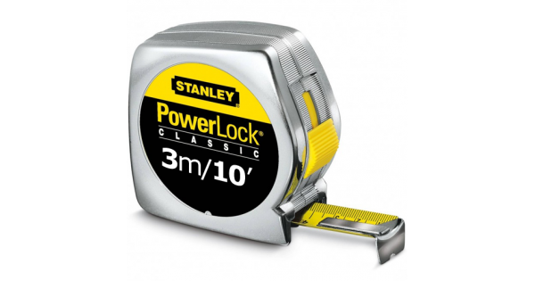Ruleta Stanley PowerLock, 3m