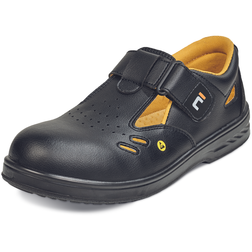 CERVA - Sandale RAVEN ESD S1 SRC, negru, mas. 38 [0203009760038]