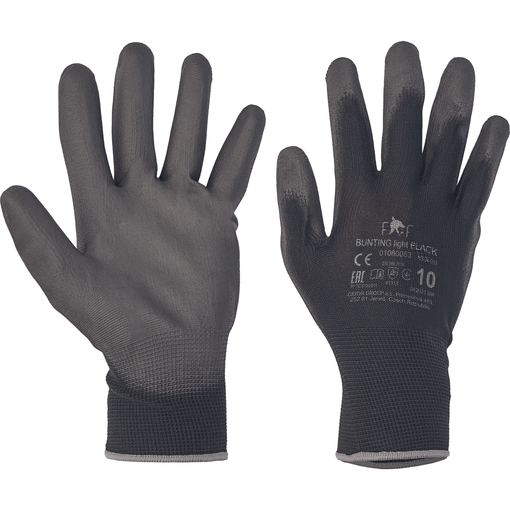 fridrich & fridrich - Manusi Bunting Eco, negru, mas. 8 [0108006360080]