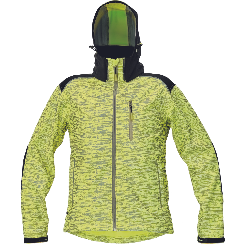 CERVA - Jacheta softshell KNOXFIELD, galben,a mas. L [0301047370003]